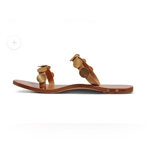 Beek Leather Topaz Gold Sandals size 6 - Picture 2 of 5